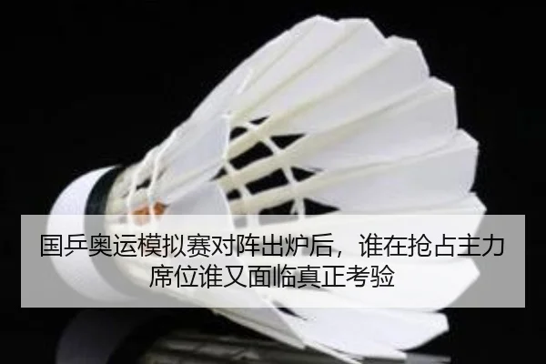 国乒奥运模拟赛对阵出炉后，谁在抢占主力席位谁又面临真正考验